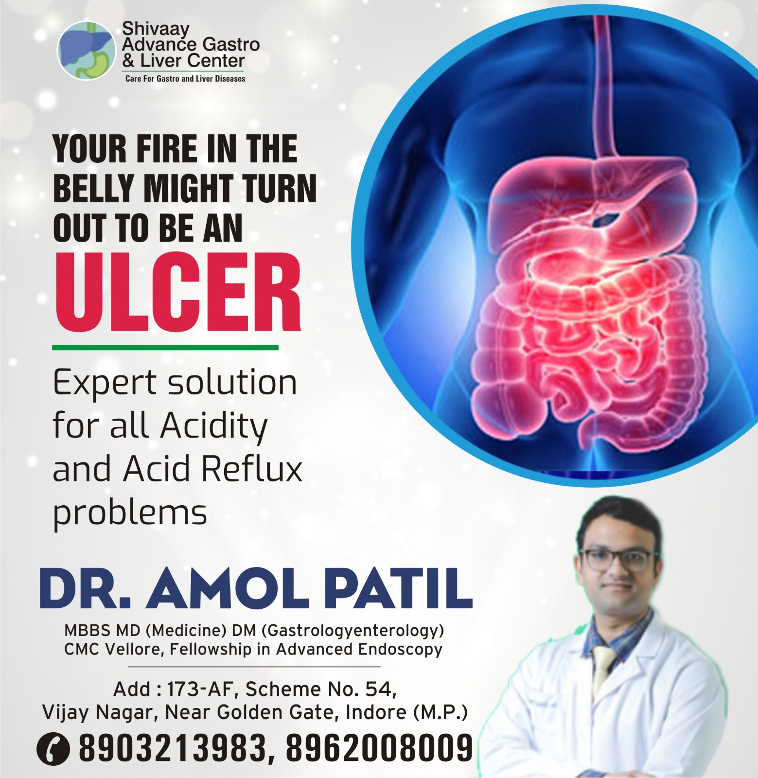 Best Ulcers Specialist in Indore